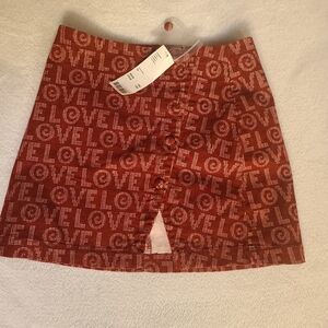 Urban Outfitters "love" mini skirt.  XS TP.